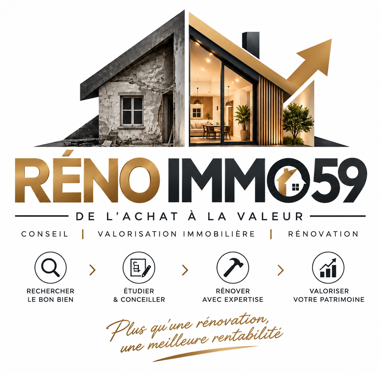 RÉNO IMMO 59 — De l’achat à la valeur